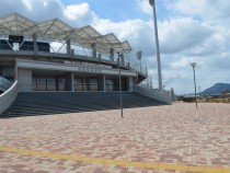 丸亀市総合運動公園野球場エントランス整備工事（発注者:丸亀市）
