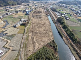 令和7年度土器川河床整正外工事（発注者:国土交通省）