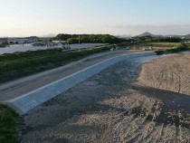 令和5-6年度土器川垂水護岸工事（発注者:国土交通省）